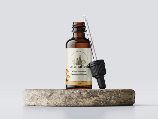 Chaga Mushroom Tincture 1:3 Double extract , Dual extract. Constituent guarantee, clinical grade Inonotus obliquus.100ml